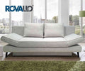 Transformez facilement le ROVALLO® Schlafsofa SILKE en un grand lit double pour un confort supplémentaire.