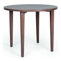 CASSALLO® Table de Restaurant TESS RED - ronde en bois de hêtre massif disponible en 4 tailles et de nombreuses teintes