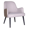 CASSALLO® Fauteuil design KELLY MASS 01 en bois de hêtre massif et options de revêtement sur mesure