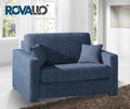 ROVALLO® Fauteuil-lit NOBILIS au design moderne et aux formes épurées pour un grand confort de sommeil