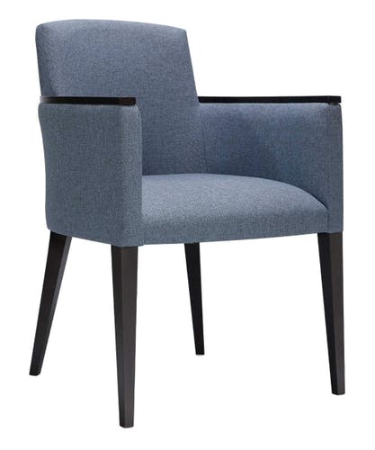 CASSALLO® Fauteuil PETRA MAPLE MAD - design exquis en bois de hêtre massif et disponible en différents tissus