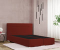 Lit boxspring MODENA 30 avec tête de lit LINE intemporelle - lit stable avec cadre en bois massif et noyau à ressorts Bonell de haute qualité