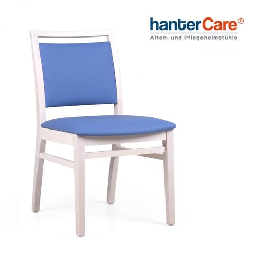 Fauteuil pour seniors FARO en bois de hêtre avec rembourrage facile à entretenir pour établissements de soins et hôtels