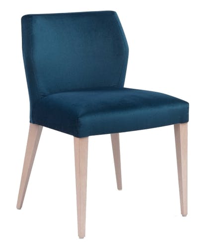 CASSALLO® Chaise JASY - design exquis en bois de hêtre massif et disponible en différents tissus