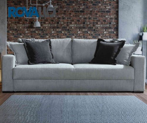ROVALLO® LENNY canapé-lit - lit double confortable avec noyau en ressorts Bonell, mousse polyuréthane et ouate