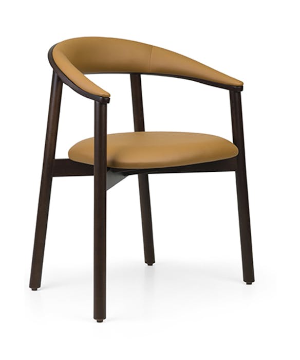 CASSALLO® Fauteuil ROMA EST PL CB - design exquis en bois de hêtre massif et disponible en différents tissus