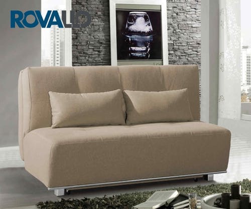 ROVALLO® Canapé-lit GISELLE - canapé au design moderne avec fonction de couchage intégrée grâce à un mécanisme à soufflet.
