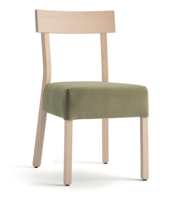 Chaise ITALIA III - classique et simple avec un large choix de tissus d'ameublement et de teintures