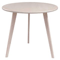 CASSALLO® Table SMILE 01 RED - Ronde à 3 pieds en bois de hêtre massif disponible en 4 tailles et de nombreuses teintes