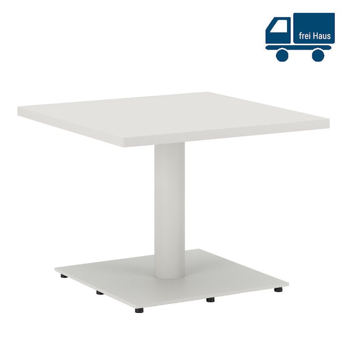 Table d'appoint MEETHINK 60x60cm revêtue de mélamine - ajout parfait - robuste, durable et facile d'entretien