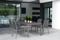 CHAIR DE TERRASSE STERN® NEW LEVANTO avec accoudoir - design clair et délicat avec cadre en aluminium et revêtement textile