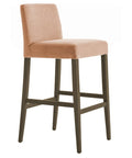 Tabouret de bar MISS BAR - élégamment fabriqué en bois de hêtre massif et personnalisable