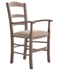 Fauteuil VENEZIA A en bois de hêtre massif et disponible en différentes couleurs de bois