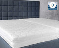 Matelas à ressorts ensachés 7 zones Multipocket SIENA 19 confort moyen, adapté aux personnes allergiques et lavable jusqu'à 40°C