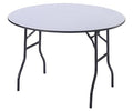 Table Pliable SIMPLY MOLTON avec Plateau Rond et Revêtement en Plastique