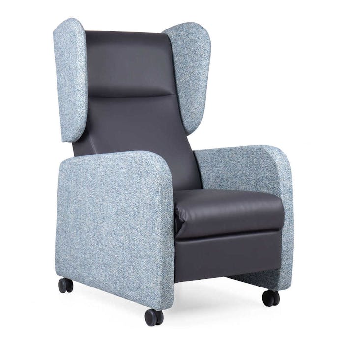 Fauteuil fonctionnel SAGRES RELAX RD avec fonction inclinable sur roulettes