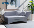 ROVALLO® Lit individuel NATALI - réalisable avec un système de fixation à crémaillère, ressorts ensachés avec mousse polyuréthane et ouate sur sommier à lattes