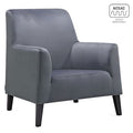 CASSALLO® Fauteuil design PATY MASS avec structure en bois de hêtre et suspension à ressorts Nosag, haute capacité de charge