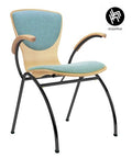 Chaise de conférence BINGO A avec coussin d'assise et de dossier - la solution parfaite pour des espaces événementiels exigeants, de haute qualité.