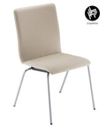Chaise de conférence FEN avec coque de siège entièrement rembourrée - polyvalente et empilable pour gagner de la place dans de nombreuses couleurs attrayantes