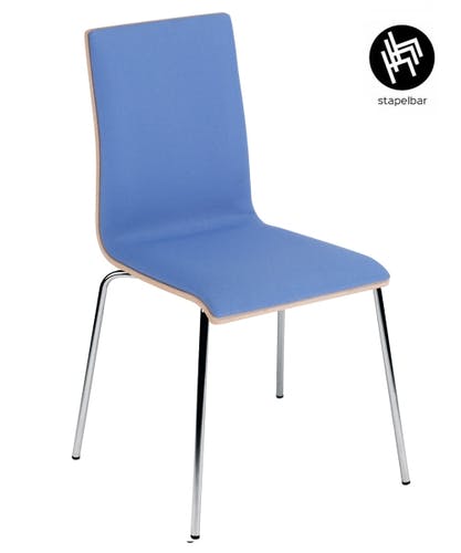 Chaise de conférence CAFE 7 avec coussin continu - ergonomiquement conçu et durable