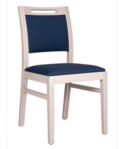 CASSALLO® Chaise KATIA ZU - classique et simple avec un large choix de tissus d'ameublement et de teintures
