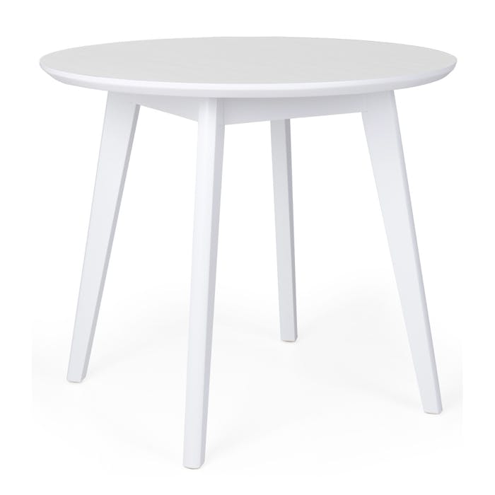 CASSALLO® Table de restaurant PIXIE RED - ronde en bois de hêtre massif disponible en 4 tailles et de nombreuses teintes