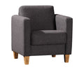 Fauteuil LUDWIG - design intemporel, haute capacité de charge et rembourrage confortable avec des tissus de meubles de haute qualité au choix