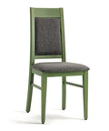 Chaise CAPUA - chaise de restaurant robuste en bois de hêtre et en tissus et simili cuir de haute qualité