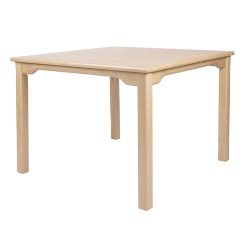 CASSALLO® Table de restaurant ERG QUAD en 4 tailles, carrée en bois de hêtre massif disponible en différentes teintes