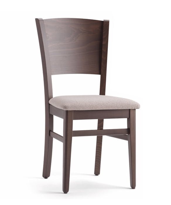 Chaise MARI - classique et simple avec un large choix de tissus d'ameublement et de teintures