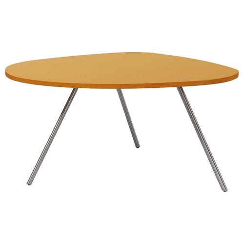 CASSALLO® Table Rénale BLADE Hauteur 45cm 71x115cm - design élégant avec cadre en métal et plateau de table en HPL