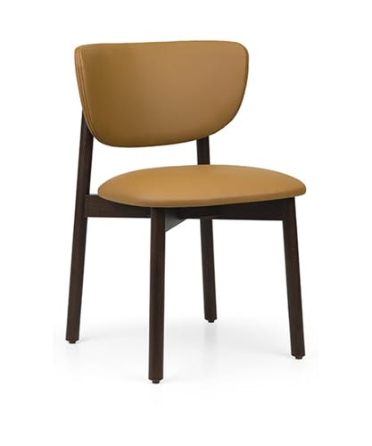 CASSALLO® Chaise ROMA fabriquée avec un large choix de tissus d'ameublement et de teintures en bois de hêtre de haute qualité