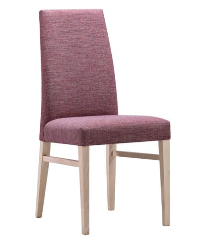CASSALLO® Chaise ALIEN DAN - chaise de restaurant robuste en bois de hêtre et en tissus et simili cuir de haute qualité