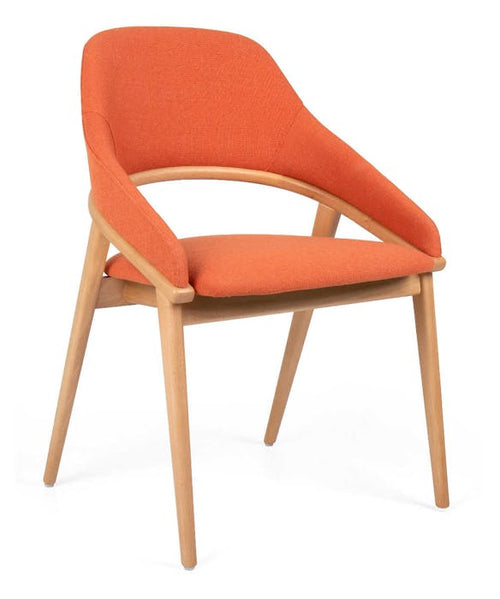 CASSALLO® Chaise TAGADA - Qualité en bois de hêtre massif et tissus et simili cuir de haute qualité