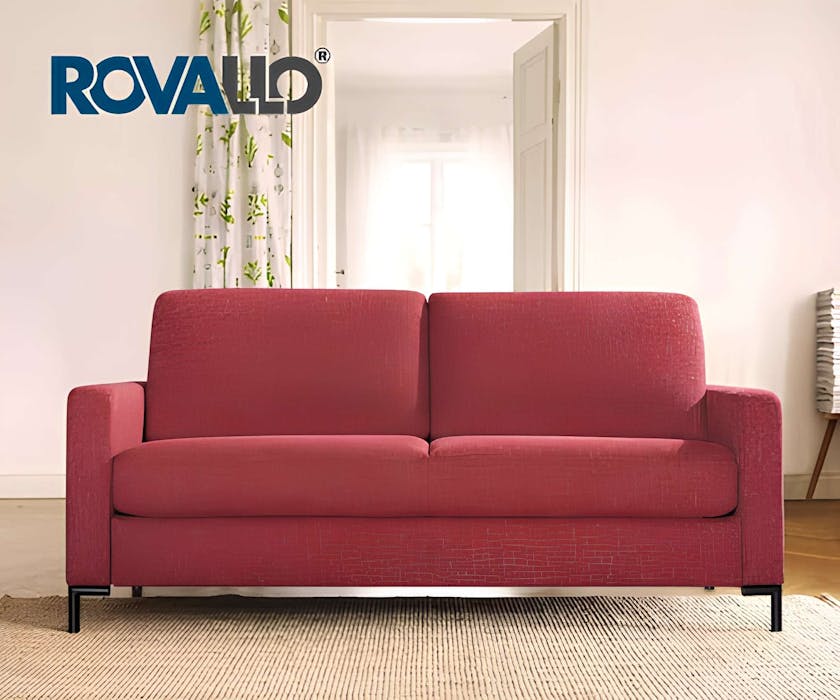 ROVALLO® Canapé-lit EVELYN avec matelas en mousse froide de 11 cm et cadre pliant pour hôtels et chambres d'hôtes