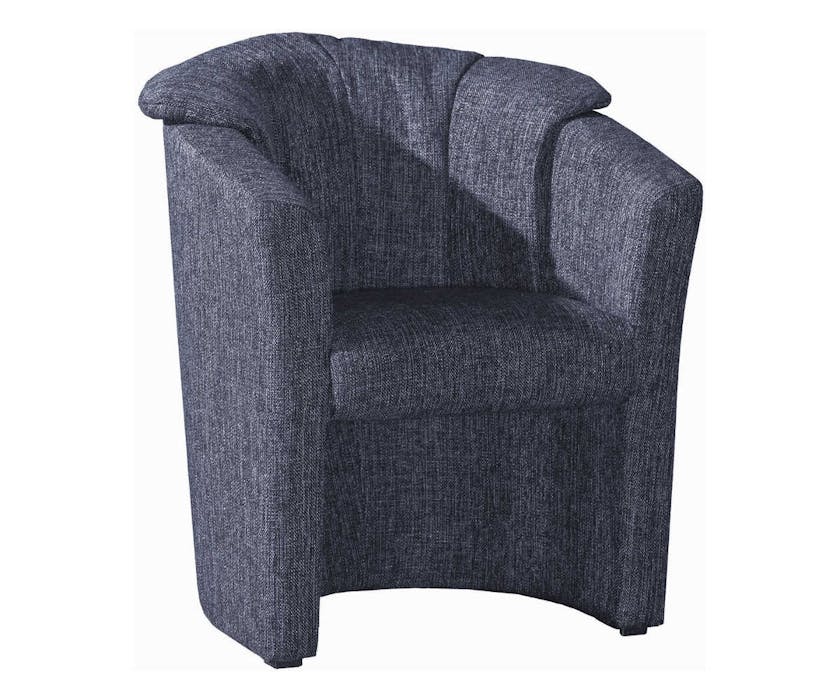 Fauteuil LOUIS - design intemporel, haute capacité de charge et rembourrage confortable avec des tissus de meubles de haute qualité au choix