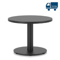 Table d'appoint MEETHINK Ø 60cm revêtue de mélamine - complément parfait - robuste, durable et facile d'entretien