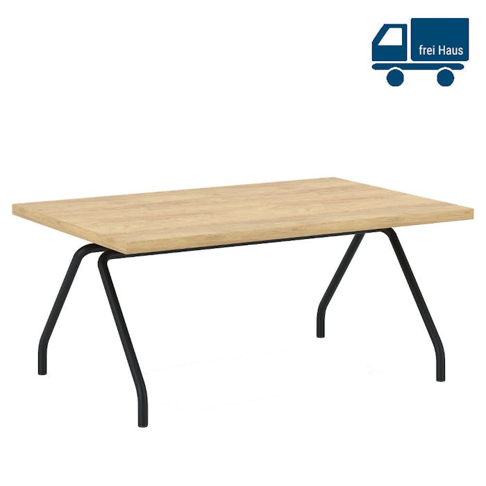 Table d'appoint CONECT II 90x60cm revêtue de mélamine - design simple et surfaces variées