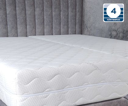 Matelas à ressorts ensachés Premium 7 zones TORINO, 30 cm de hauteur, antimicrobien, lavable jusqu'à 40°C avec équipement SILVERFINISH.
