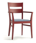 Fauteuil SILAS A - fabriqué en bois de hêtre de haute qualité et disponible en différentes couleurs de bois