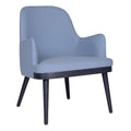 Fauteuil design CASSALLO KELLY MASS en bois de hêtre massif et tissu d'ameublement CERES