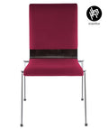 Chaise de conférence CADDY avec rembourrage de l'assise et du dossier - chaise empilable multifonctionnelle, design attrayant dans de nombreuses couleurs