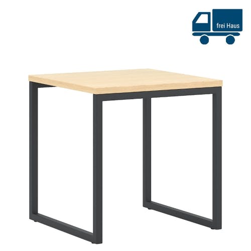 Table d'appoint OFFA M 42x42cm revêtue de mélamine - qualité robuste, utilisation polyvalente disponible en plusieurs couleurs