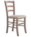 Chaise VENEZIA fabriquée en bois de hêtre de haute qualité et disponible en différentes couleurs de bois