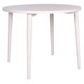 CASSALLO® Table GOMO DINING RED – ronde, en bois de hêtre massif, disponible en 4 tailles et de nombreuses teintes.