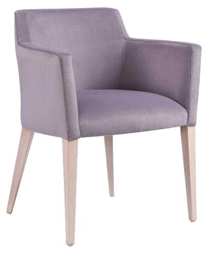 CASSALLO® Fauteuil JASY MAPLE fabriqué en bois de hêtre de haute qualité avec un large choix de tissus d'ameublement et de teintures.
