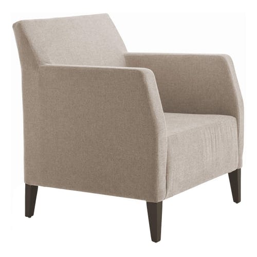 MISS LOUNGE fauteuil avec rembourrage confortable, en bois de hêtre massif et avec des revêtements sélectionnables