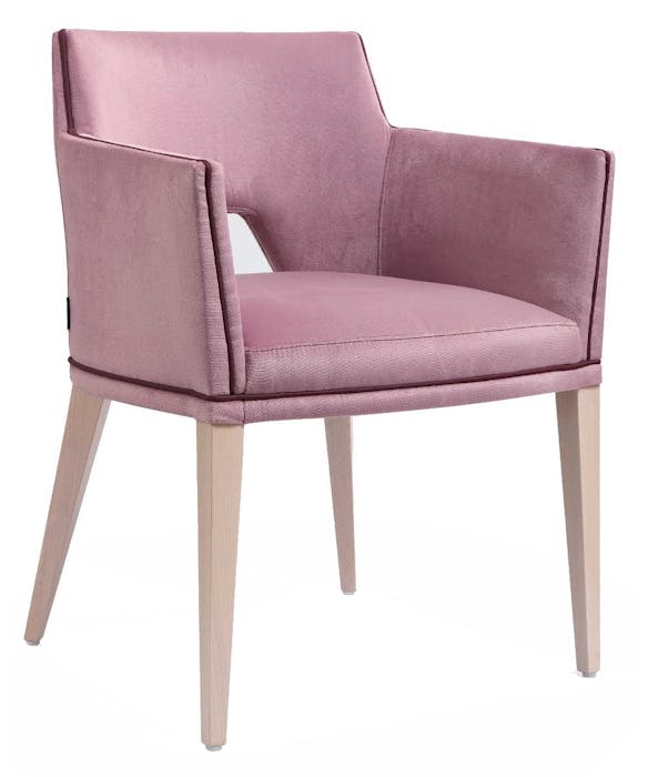 CASSALLO® Fauteuil JASPER MAPLE - robuste, en bois de hêtre massif et disponible en différents tissus
