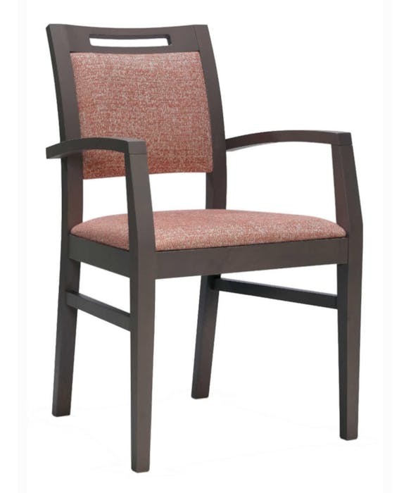 CASSALLO® Fauteuil KATIA ZU CB - design exquis en bois de hêtre massif et disponible en différents tissus